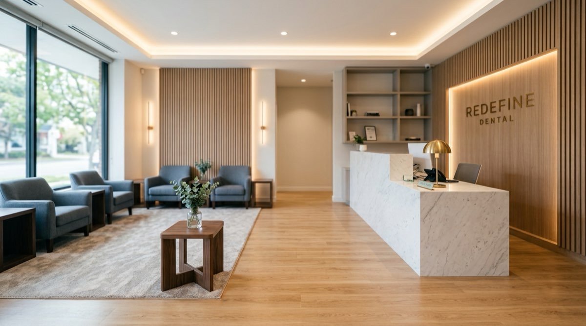 Waiting lounge - Razia Dental Care